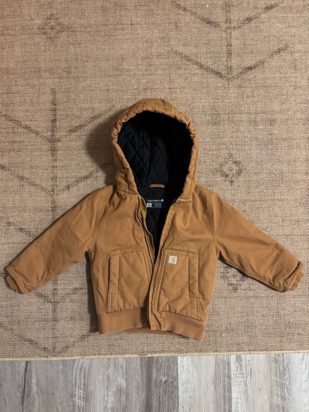 Carhartt coat - EUC, 4T, Tan